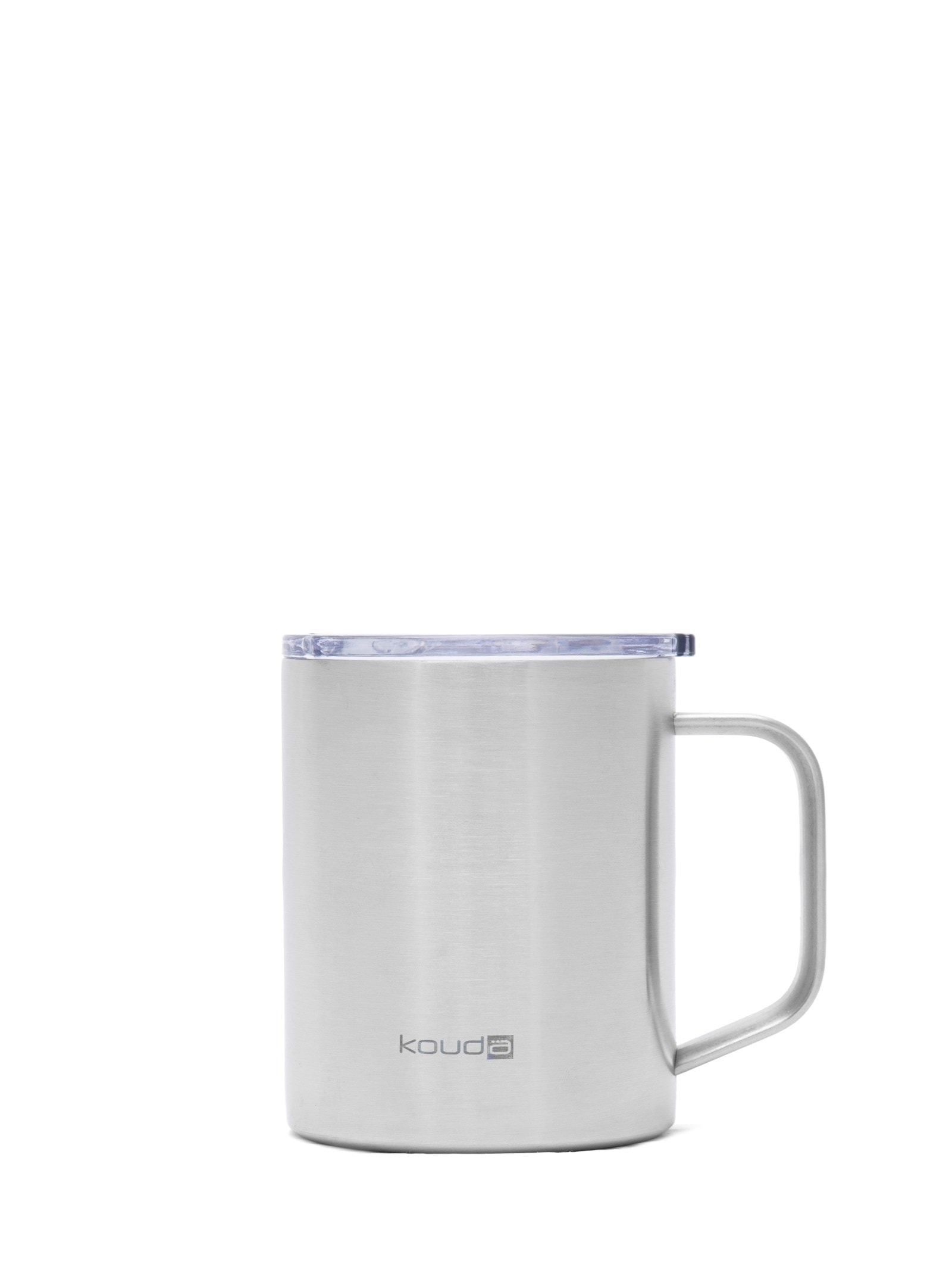 Caneca Térmica Helga Em Aço Inox 370 ml Prata Kouda