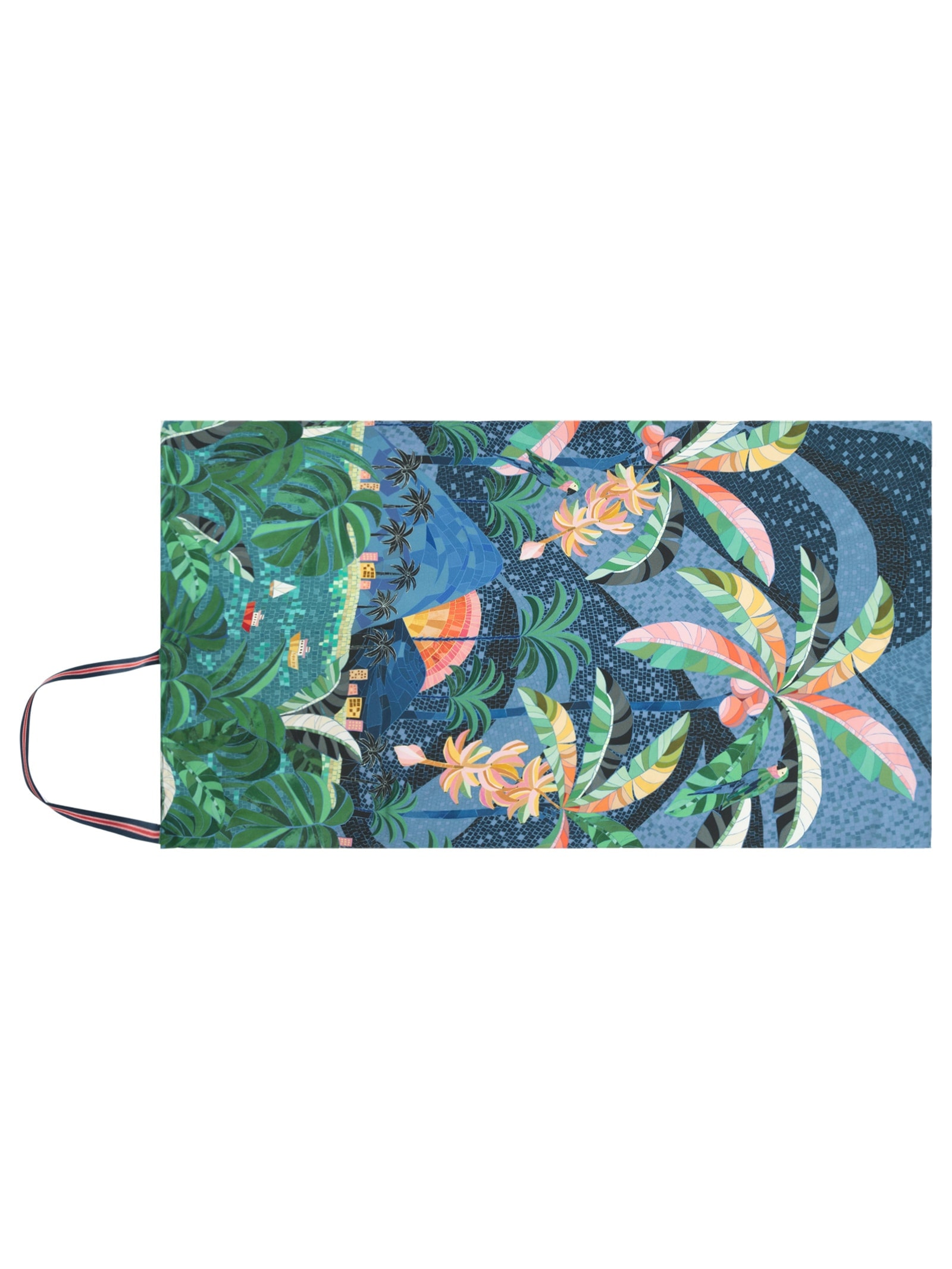 Canga Bolsa Rio De Mosaico Achadinhos Azul Farm Praia