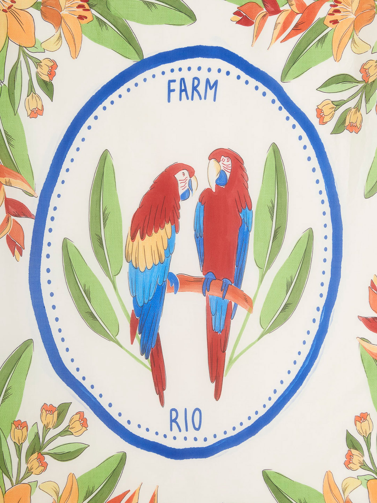 Canga Destino Tropical Azul Farm Etc