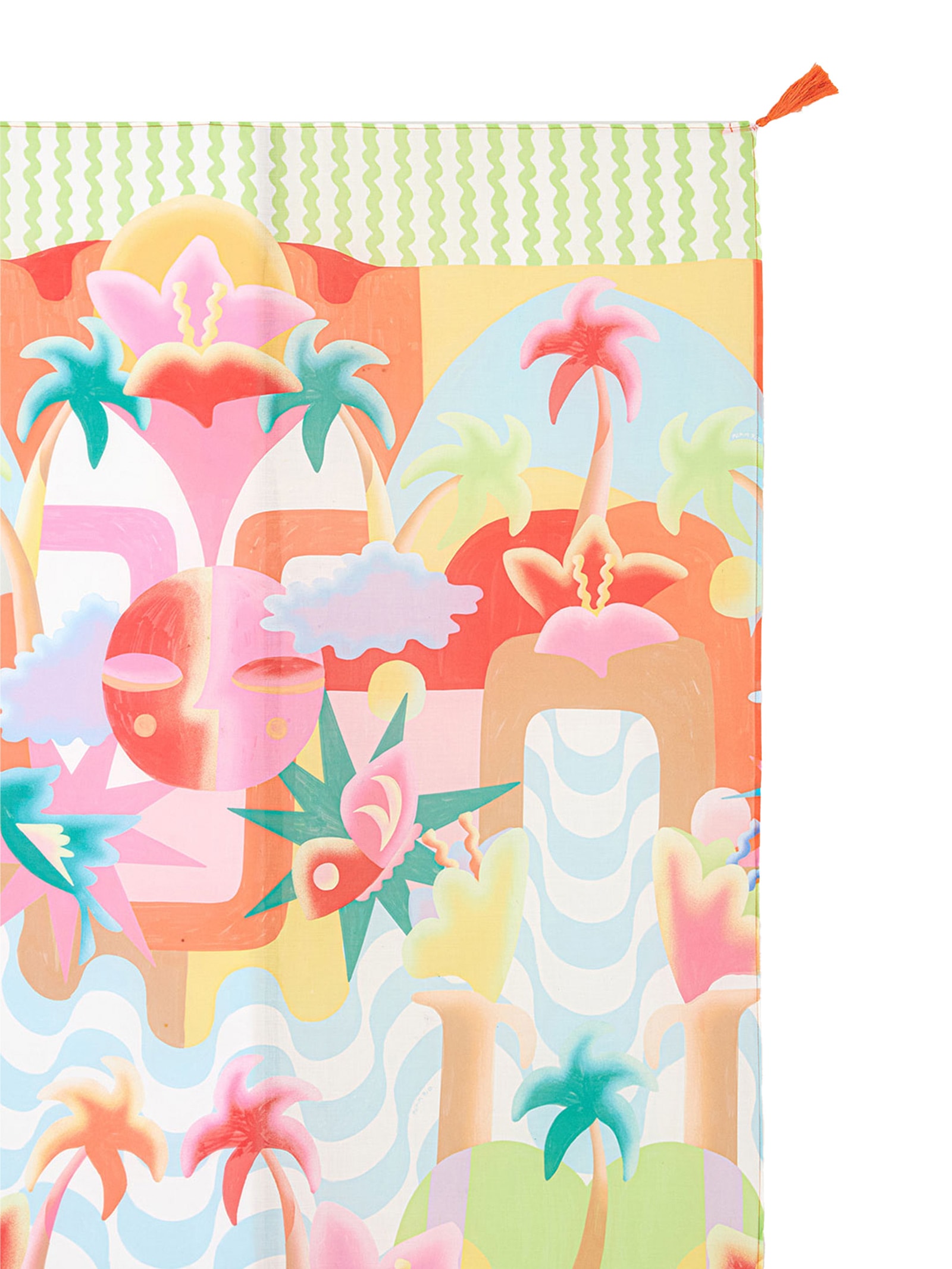 Canga Diazão Multicolorido Verde Farm Etc