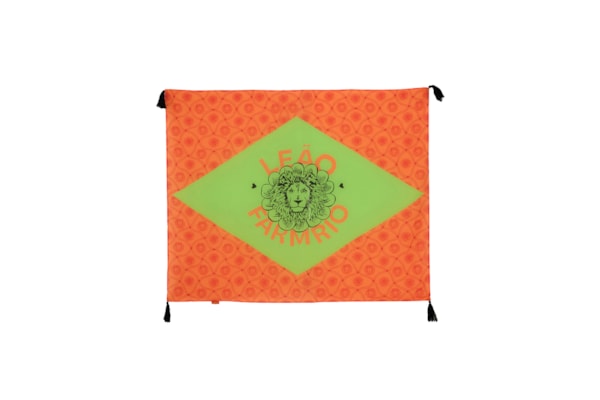 Canga Feminina Bandeira Matte Rio - Laranja