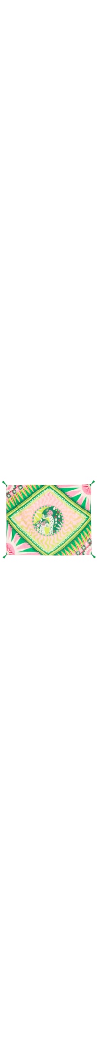Canga Feminina Bandeira Onça VD - Verde