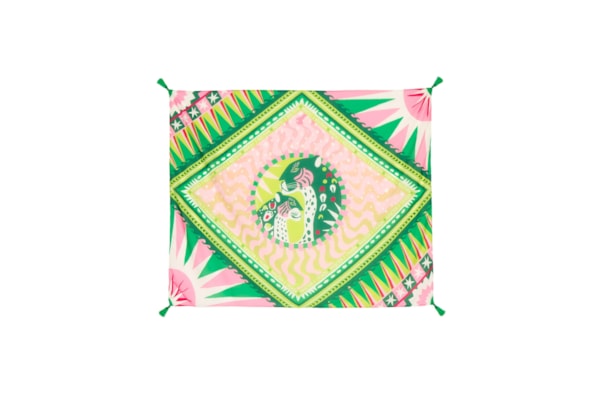 Canga Feminina Bandeira Onça VD - Verde