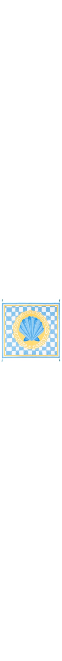 Canga Feminina Concha - Azul