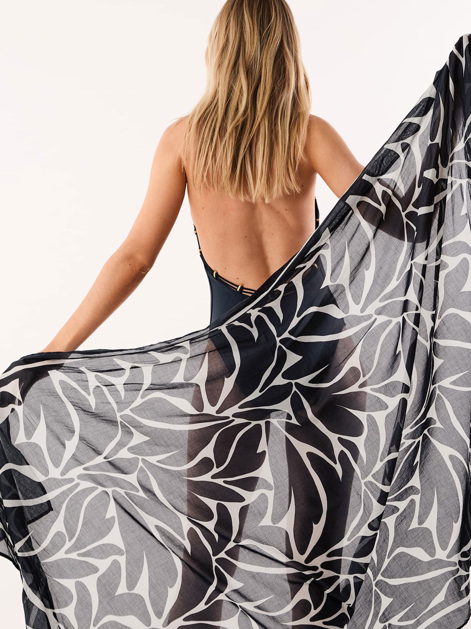 Canga Feminina Estampada Azul Vix