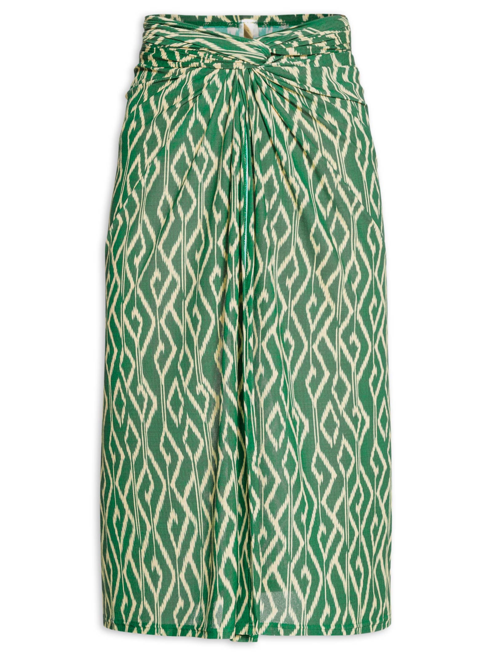 Canga Feminina Estampada Verde Cia Marítima