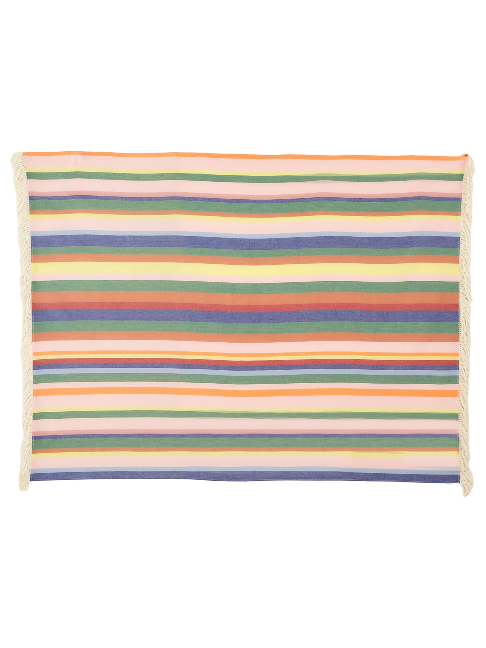 Canga Feminina Fio Tinto Listra Bananeira Bege Farm Praia