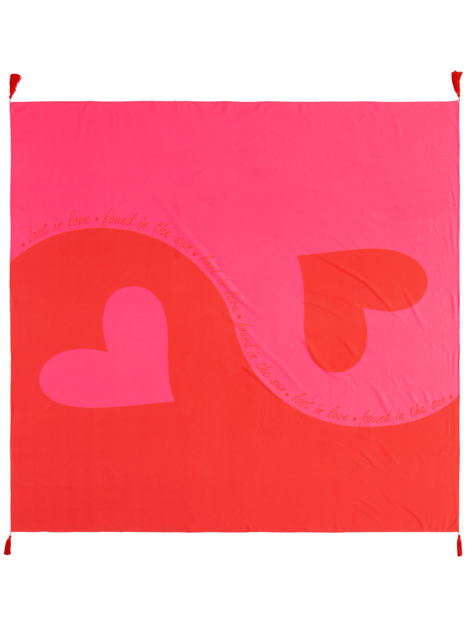 Canga Feminina Love Rosa Mktbeach