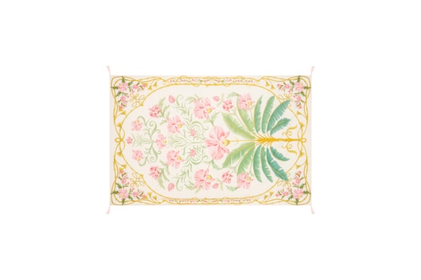 Canga Feminina Necessaire Floral Nusa - Off White