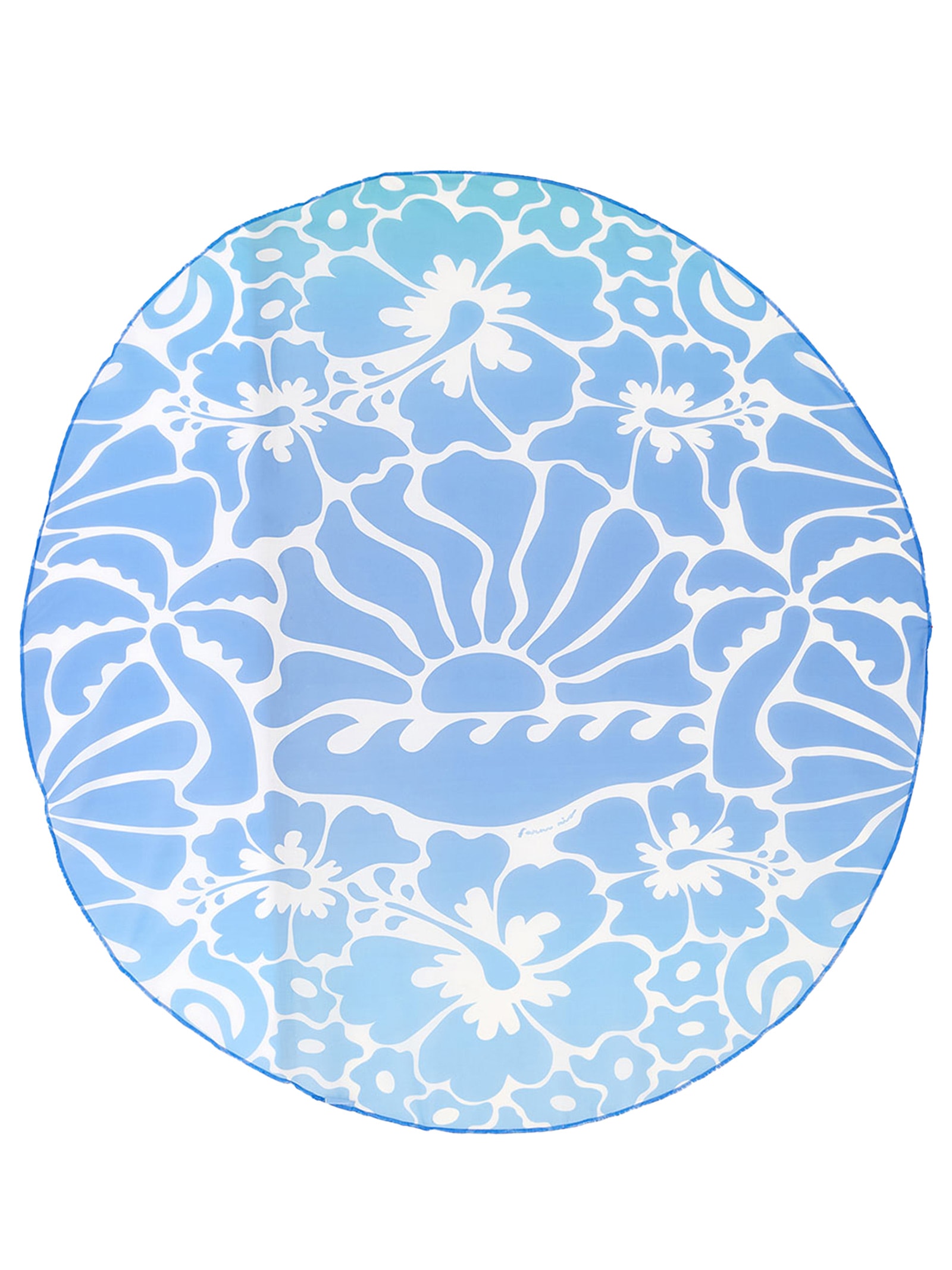 Canga Feminina Praia Sunset Yoga Off Azul Farm Etc