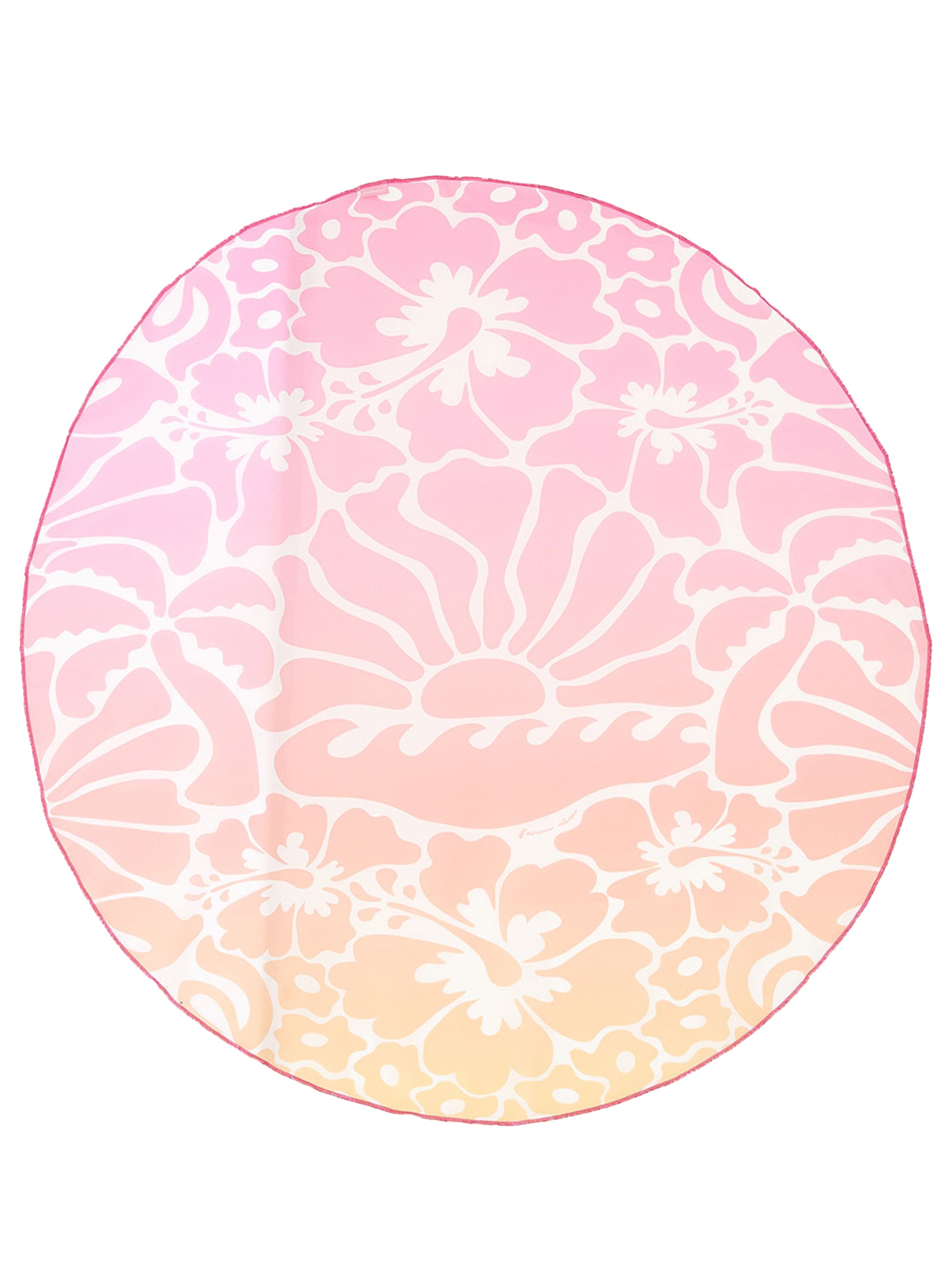 Canga Feminina Praia Sunset Yoga Off Rosa Farm Etc