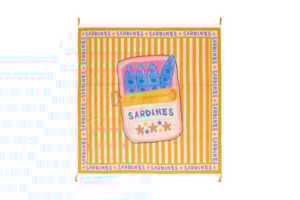 Canga Feminina Sardines - Laranja