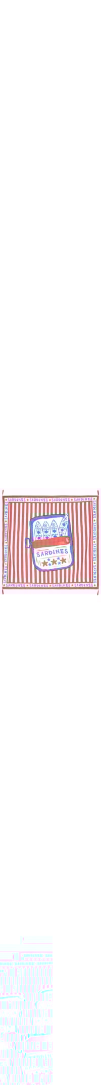Canga Feminina Sardines - Vermelho