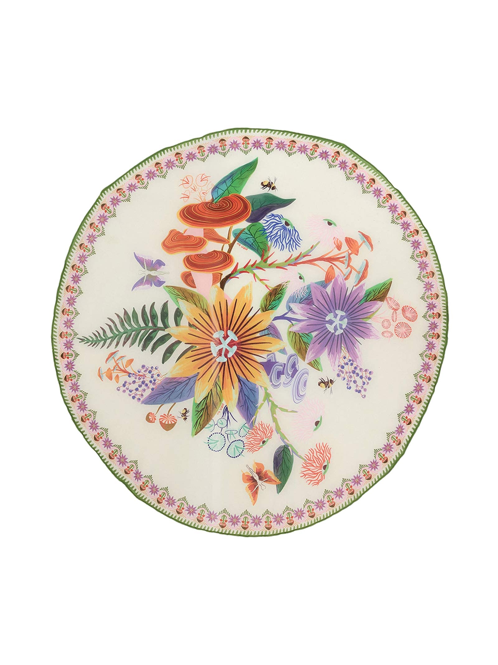 Canga Redonda Jardim Brilhante Branco Farm Etc