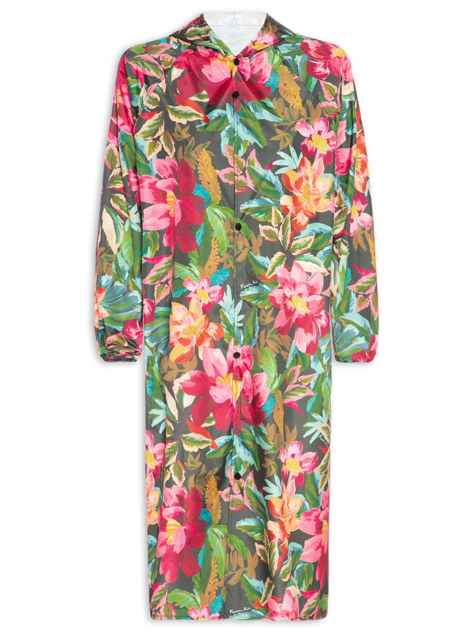 Capa De Chuva Chua Painted Flowers Verde Farm Etc