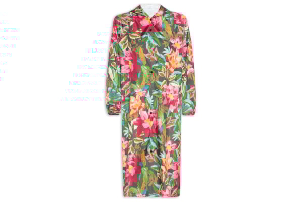 Capa De Chuva Chua Painted Flowers - Verde