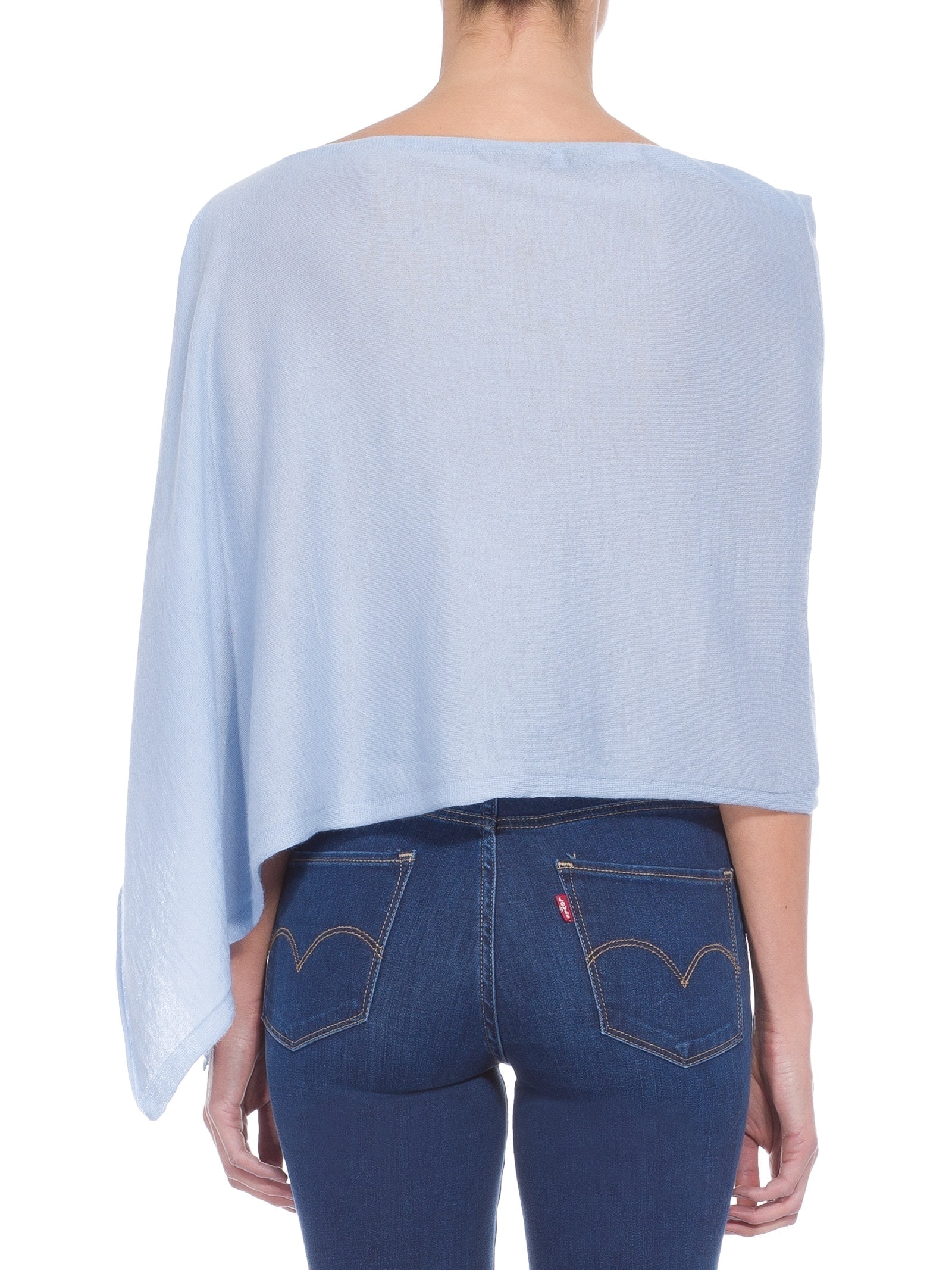 Capa Feminina Puro Cashmere Azul '2Essential