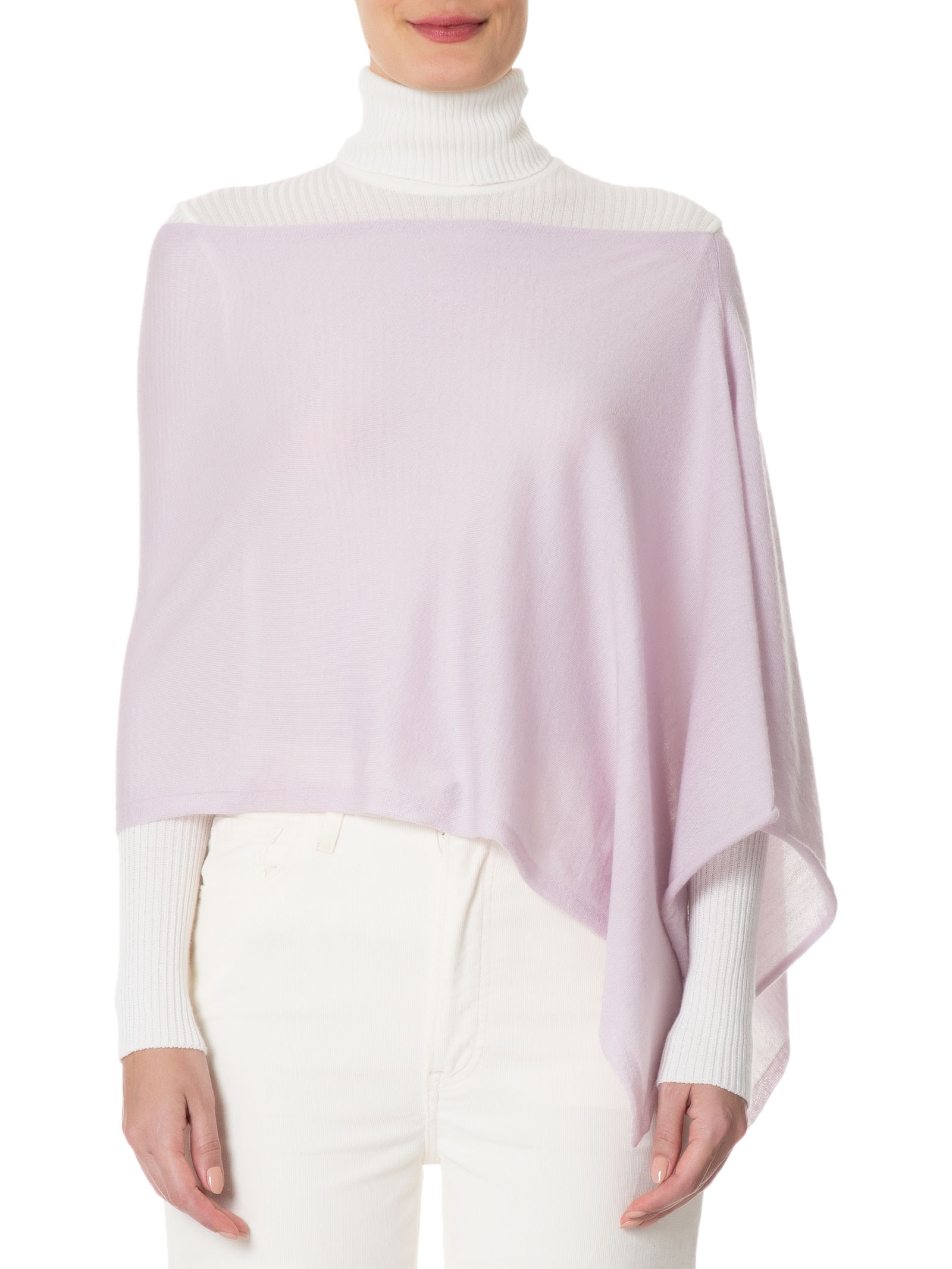 Capa Feminina  Puro Cashmere Rosa '2Essential