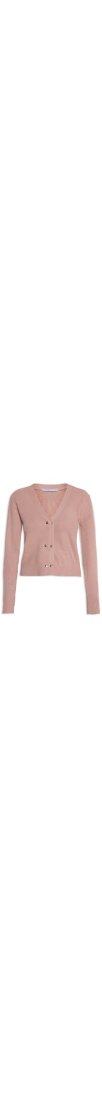 Cardigã Feminino Com Abotoamento Duplo - Rosa