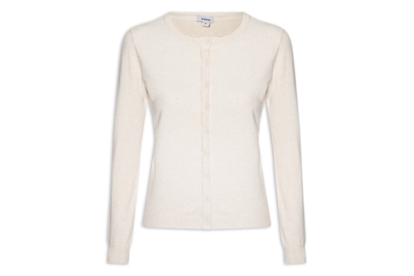 Cardigã Feminino Em Tricot - Bege