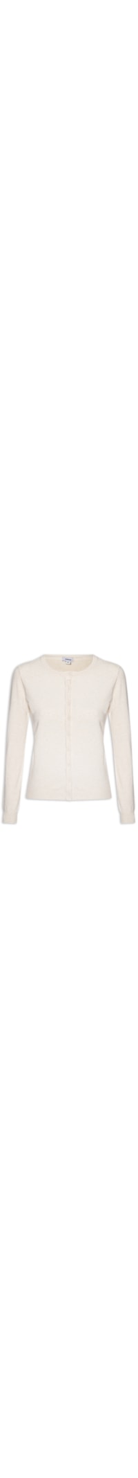 Cardigã Feminino Em Tricot - Bege