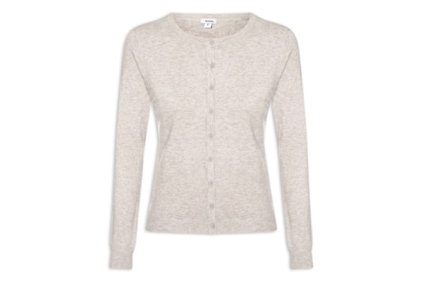 Cardigã Feminino Em Tricot - Bege