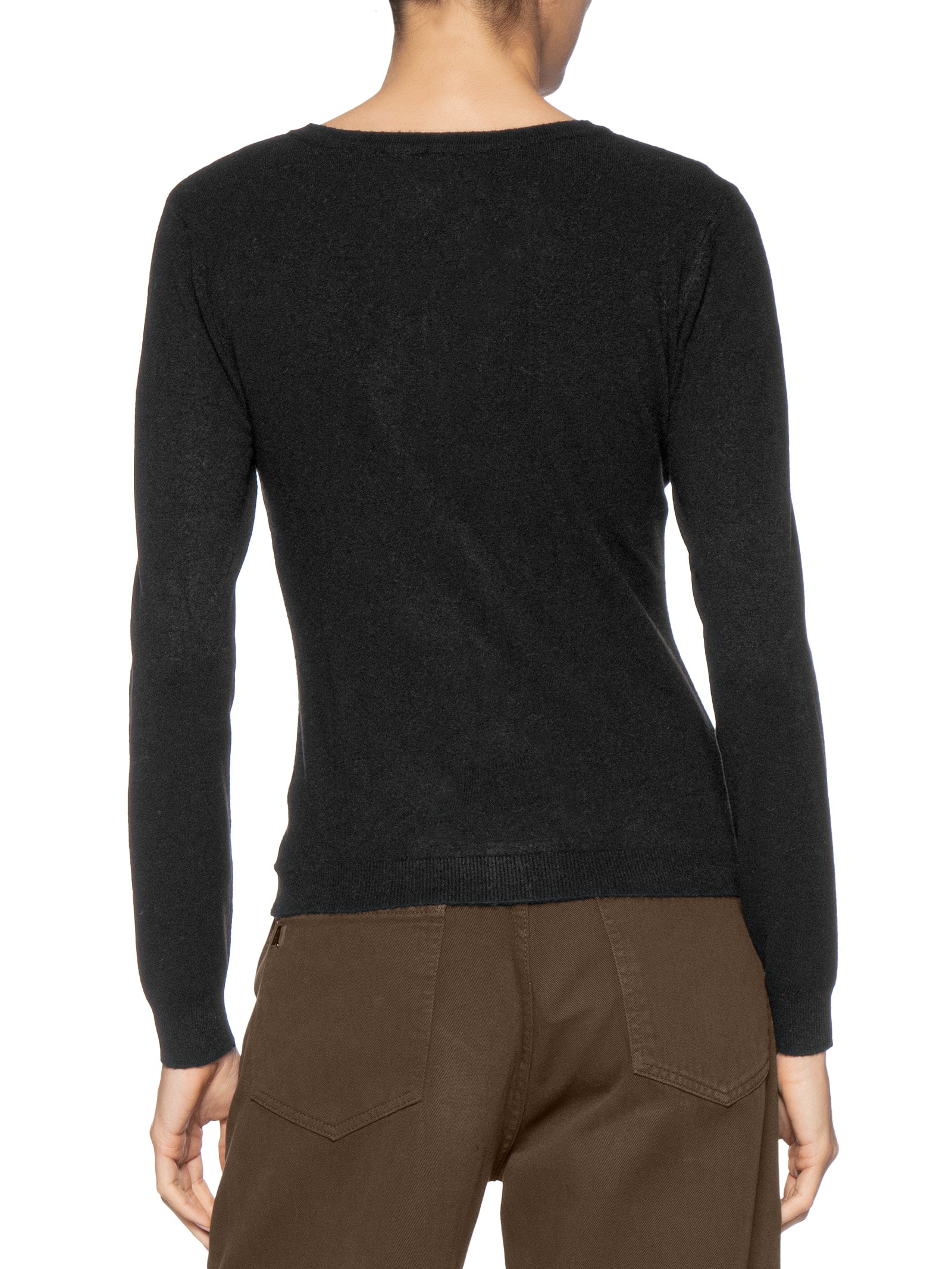 Cardigã Feminino Em Tricot Preto Basiq