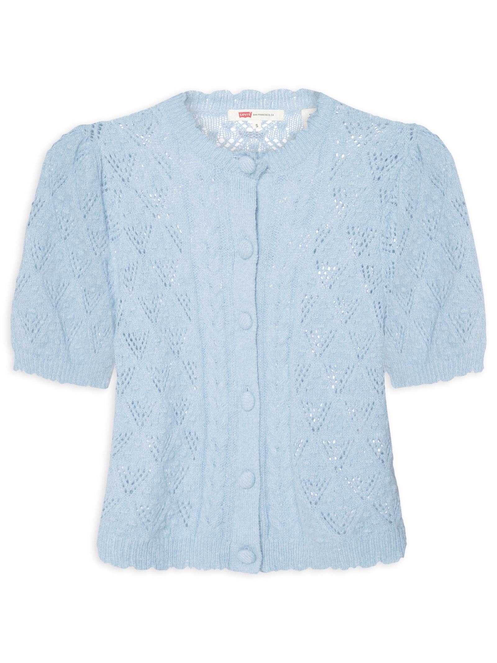 Cardigã Feminino Pauline Pointelle SS Cardi Azul Levi's