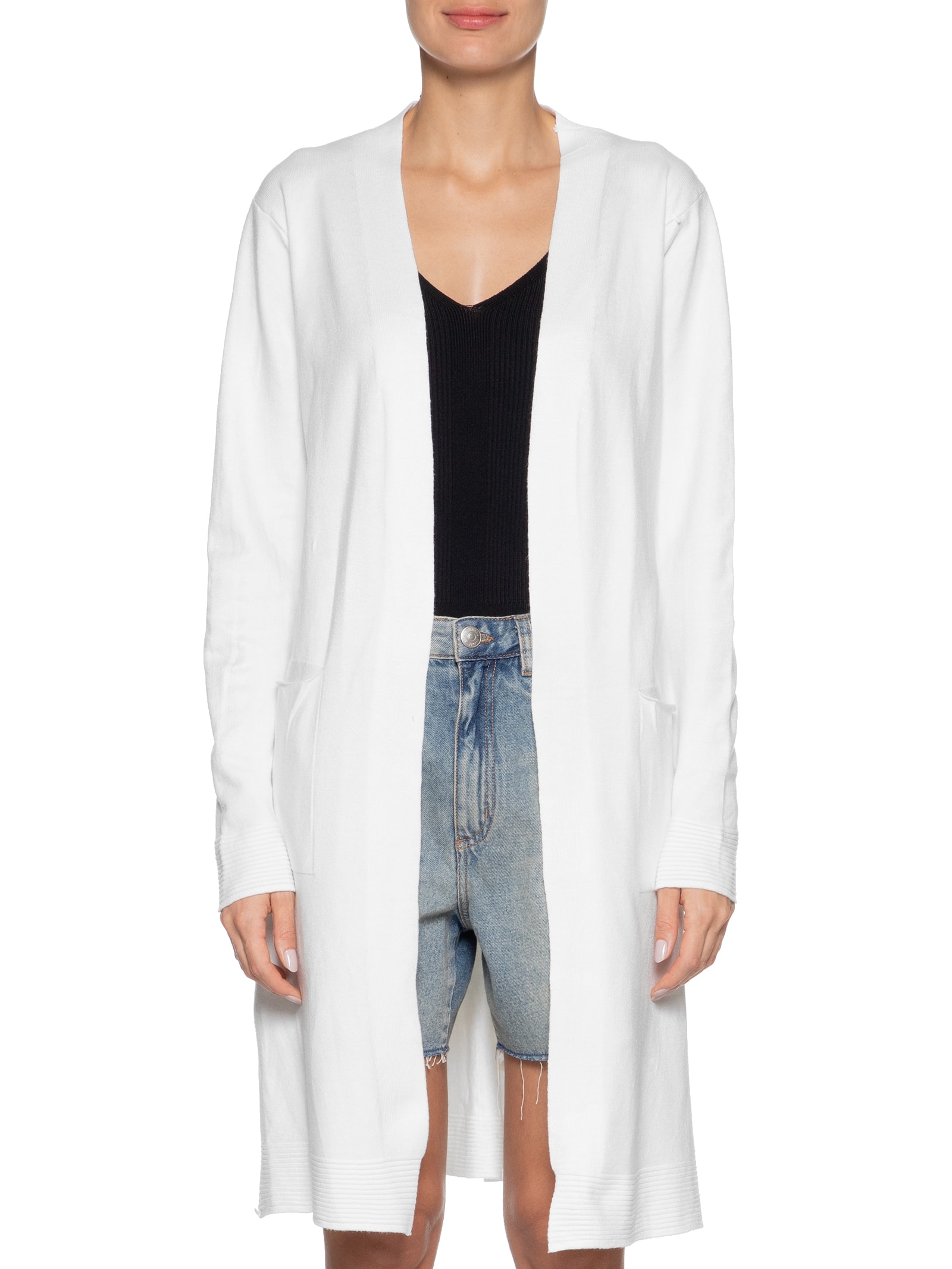 Bibiy. STELLAR OPEN CARDIGAN ホワイト Bibiy STELLAR OPEN CARDIGAN グレー タグ付き 定価32 000円