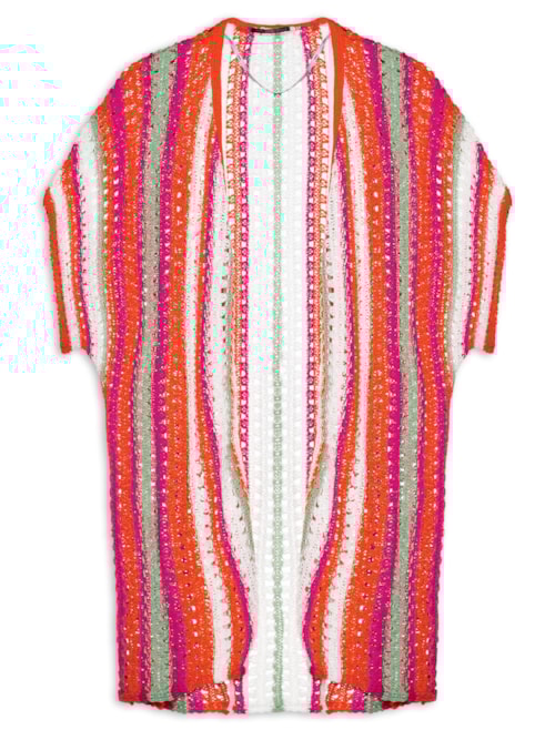Cardigan Color Tricot – Laranja