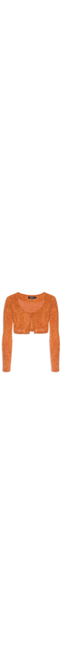 Cardigan Cropped Madrid - Laranja