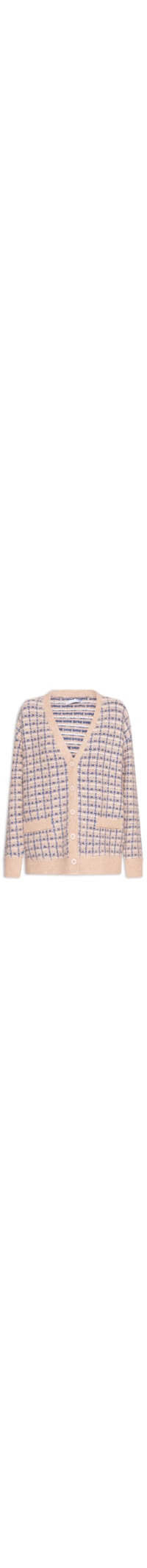 Cardigan Feminino Alongado Com Bolsos - Azul