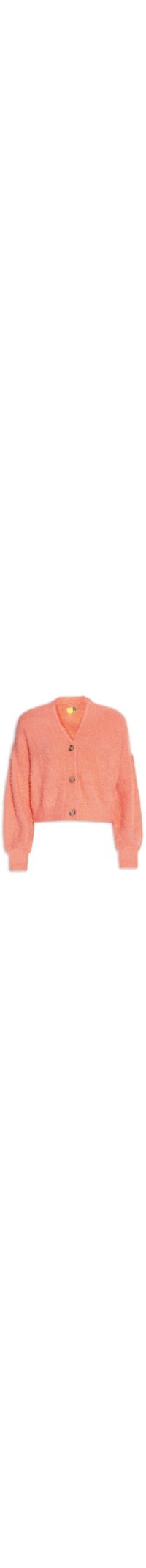 Cardigan Feminino Curto Pelinho - Rosa