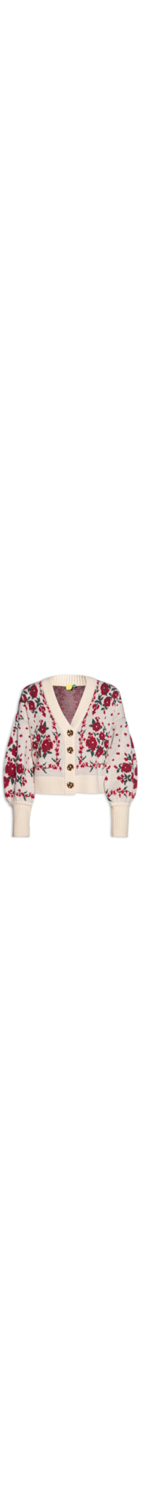 Cardigan Feminino Curto Rosalia - Off White