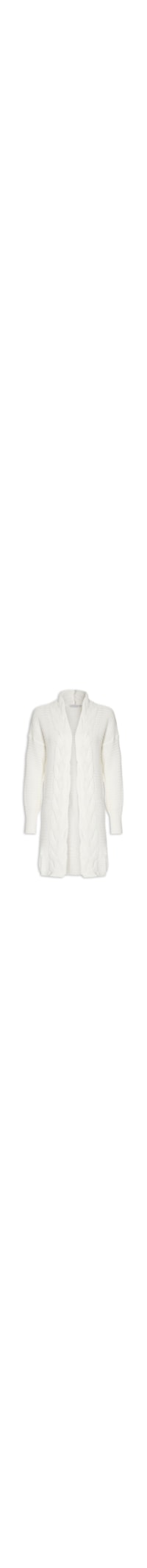 Cardigan Feminino Em Tricot - Off White