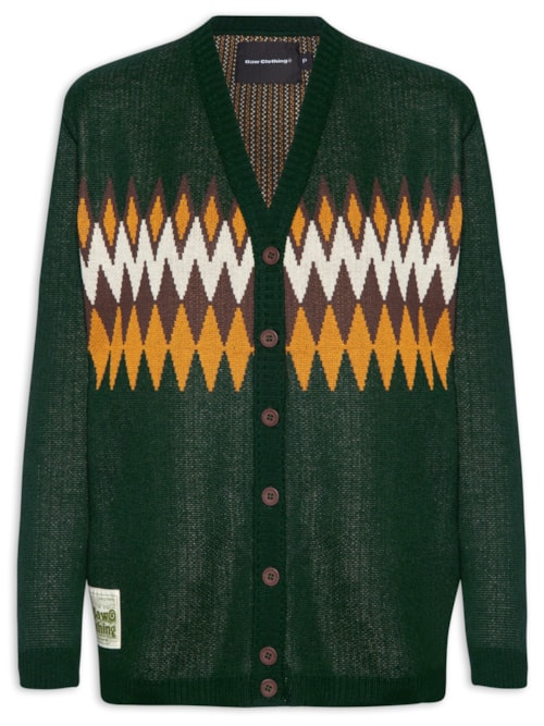 Cardigan Feminino Knit Mushroom Hunters - Verde