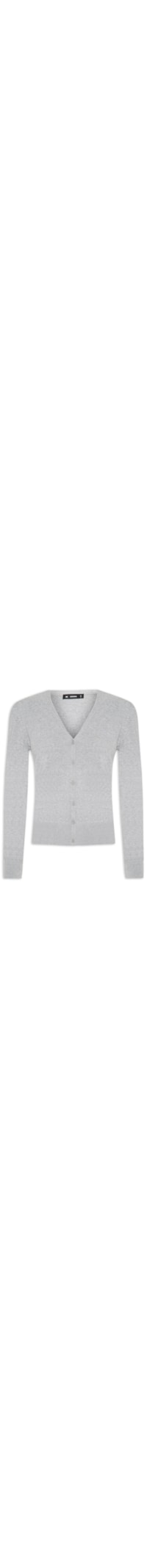 Cardigan Feminino Liso - Cinza