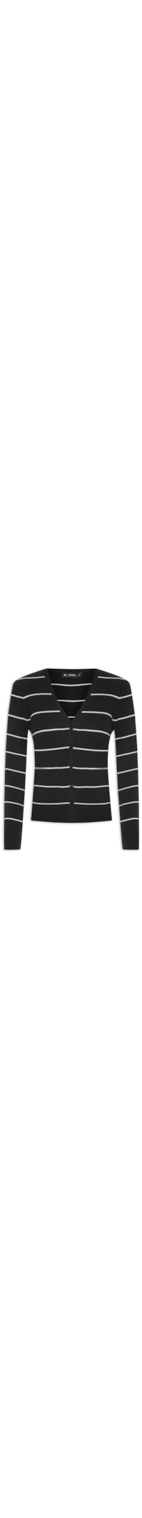 Cardigan Feminino Liso - Preto