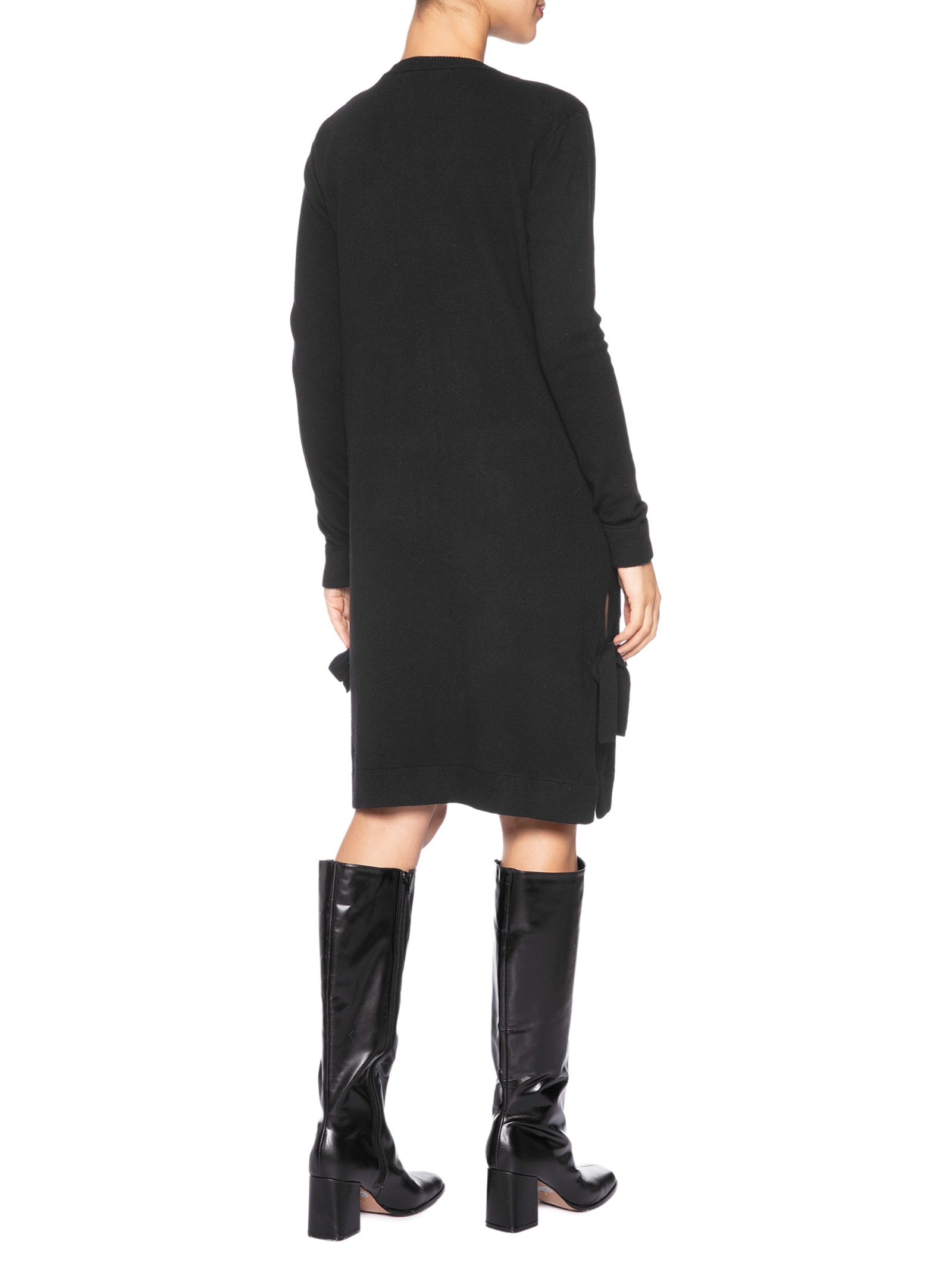 Cardigan Feminino Longo Puro Cashmere Preto '2Essential