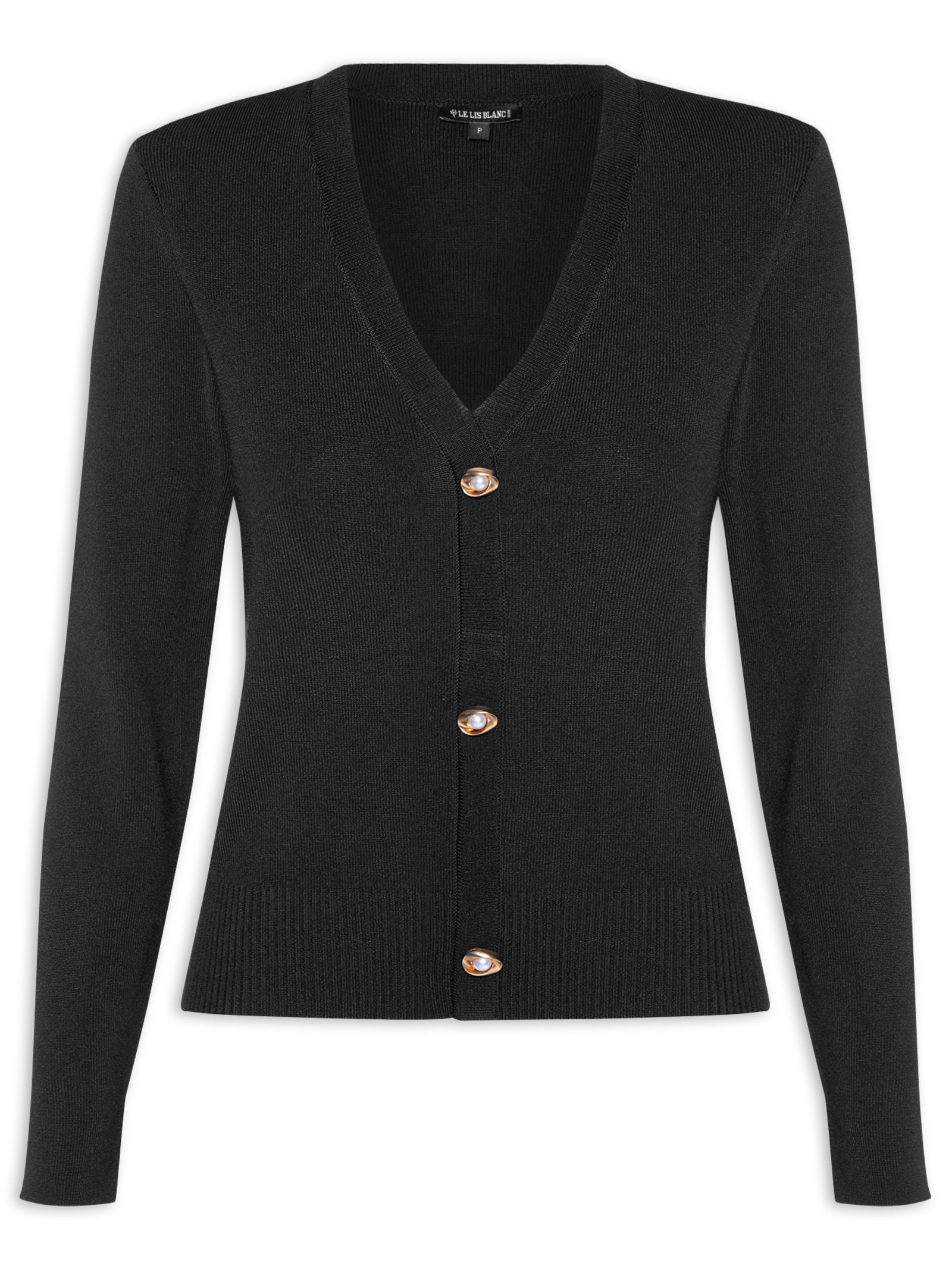 Cardigan Feminino Nina – Preto Le Lis