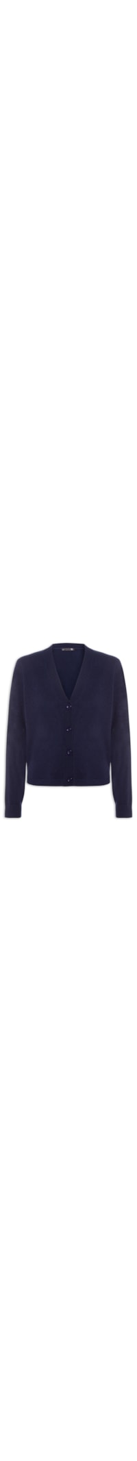 Cardigan Feminino Puro Cashmere - Azul