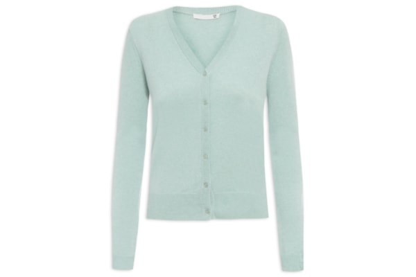 Cardigan Feminino Puro Cashmere - Azul