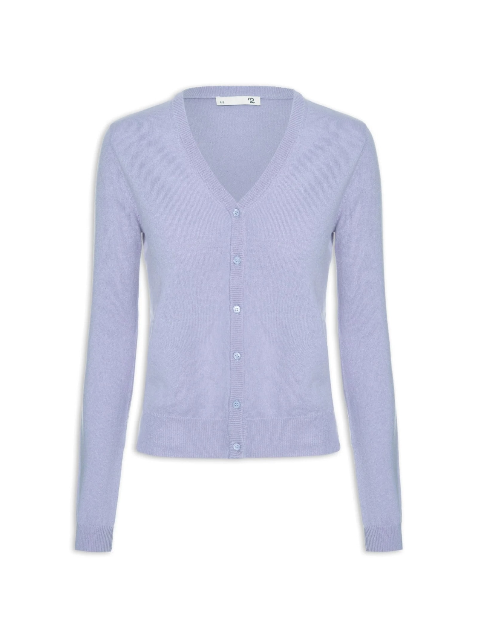 Cardigan Feminino Puro Cashmere Lilás '2Essential