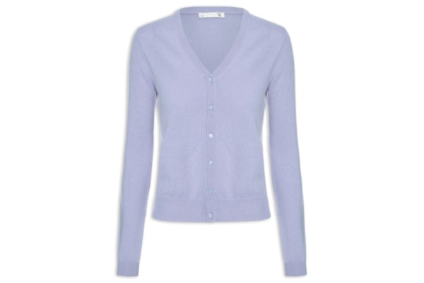 Cardigan Feminino Puro Cashmere - Lilás