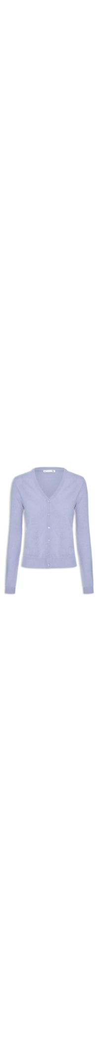 Cardigan Feminino Puro Cashmere - Lilás