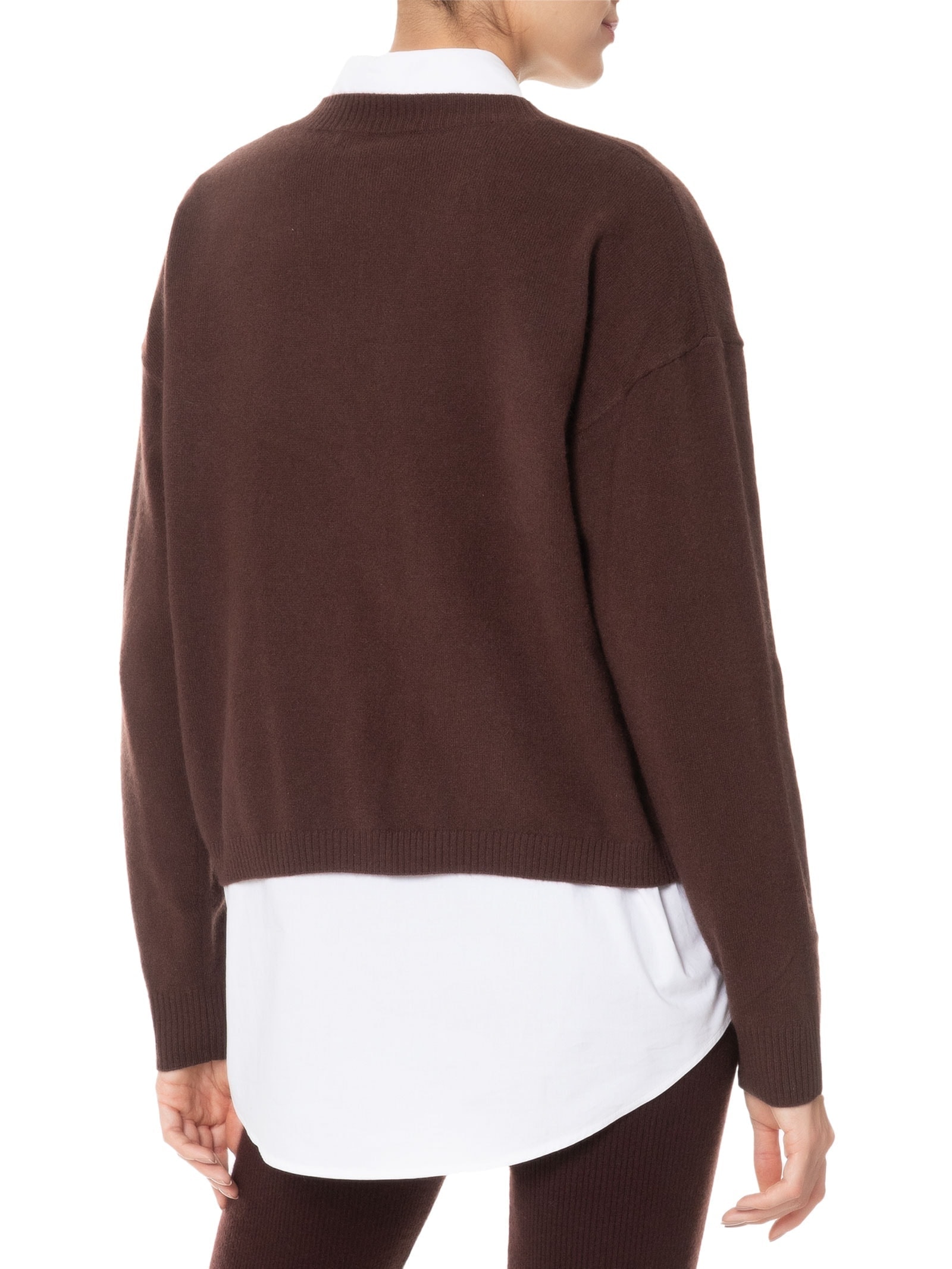 Cardigan Feminino Puro Cashmere Marrom '2Essential