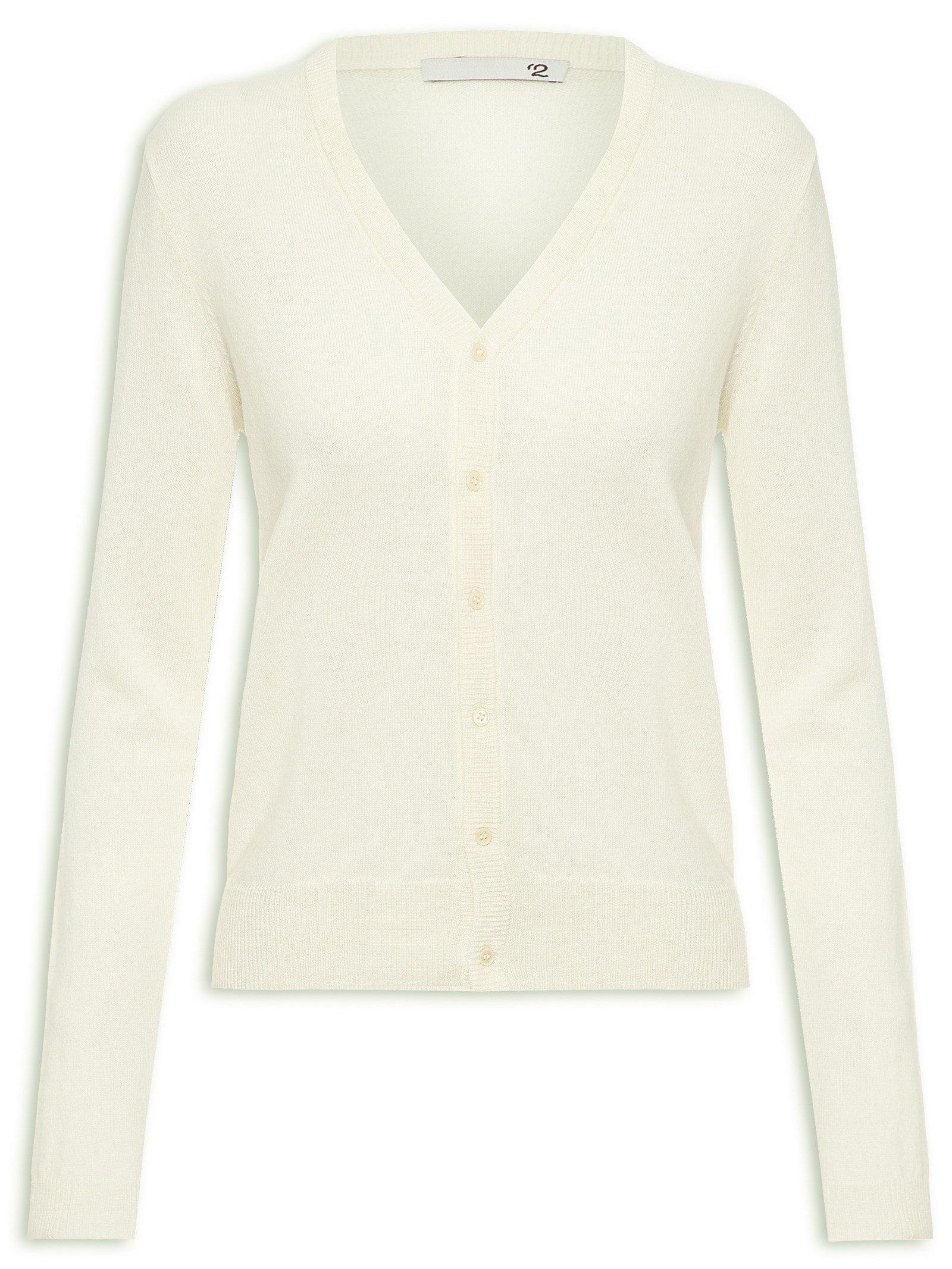 Cardigan Feminino Puro Cashmere Off White '2Essential