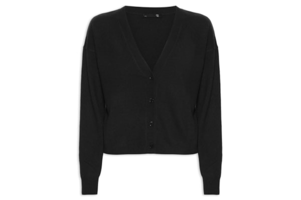 Cardigan Feminino Puro Cashmere - Preto