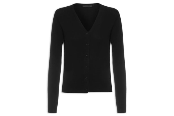 Cardigan Feminino Puro Cashmere - Preto