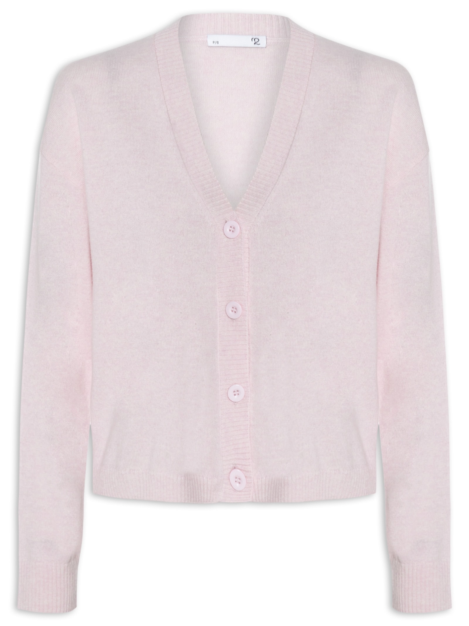 Cardigan Feminino Puro Cashmere Rosa '2Essential